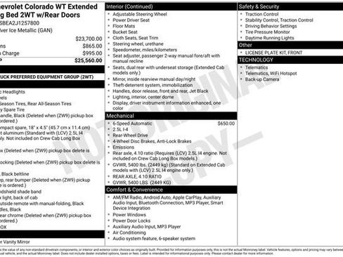 Used 2018 Chevrolet Colorado W/T image 1