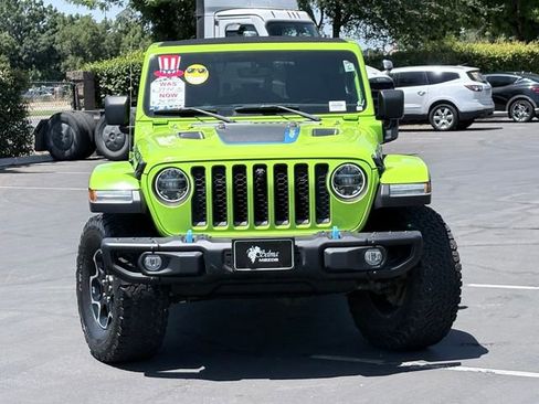 Used 2021 Jeep Wrangler Unlimited Rubicon 4xe w/ Steel Bumper Group AWD/4WD image 3