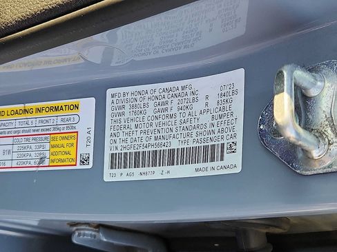 Certified 2023 Honda Civic Sport image 26