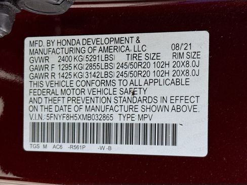 Used 2021 Honda Passport EX-L image 38