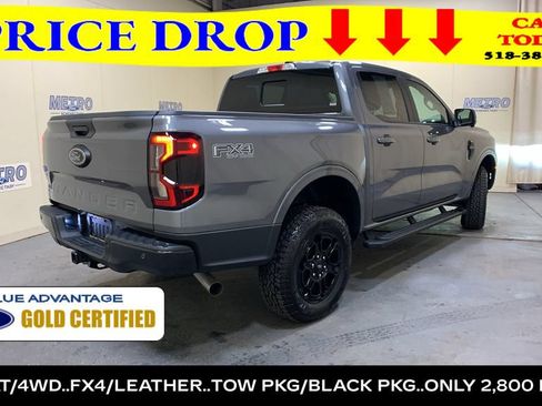 Certified 2025 Ford Ranger Lariat w/ FX4 Off-Road Package AWD/4WD image 3