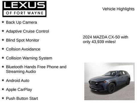 Used 2024 MAZDA CX-50 AWD 2.5 S w/ Preferred Package image 7