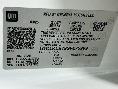 Used 2025 Chevrolet Silverado 2500 W/T w/ WT/CX Safety Package image 33