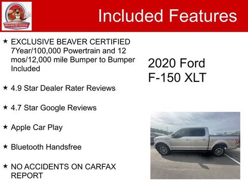 Used 2020 Ford F150 XLT w/ Equipment Group 302A Luxury AWD/4WD image 5