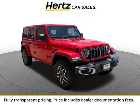 Used 2025 Jeep Wrangler Unlimited Sahara AWD/4WD image 1