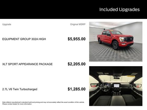 Certified 2023 Ford F150 XLT w/ Equipment Group 302A High image 3