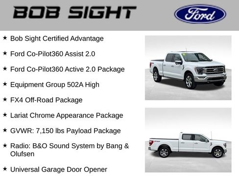 Used 2021 Ford F150 Lariat w/ Equipment Group 502A High image 4