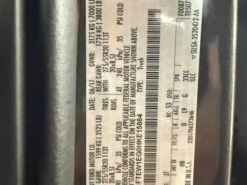 Used 2017 Ford F150 Lariat AWD/4WD image 29