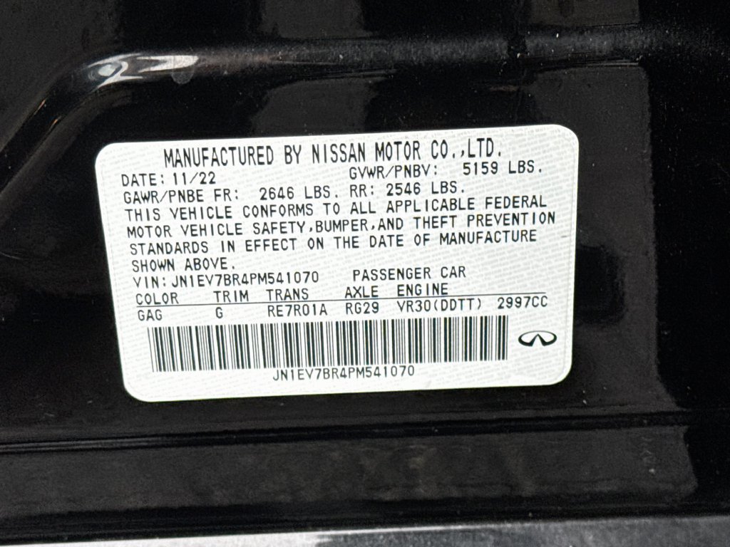 Certified 2023 INFINITI Q50 Luxe w/ Cargo Package AWD/4WD image 34