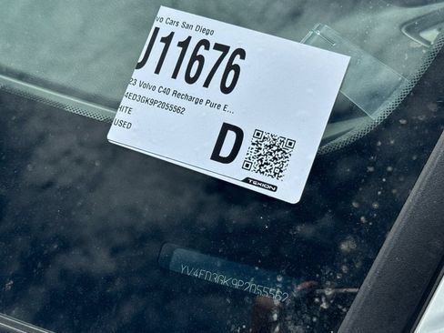 Certified 2023 Volvo C40 Recharge Core AWD/4WD image 3