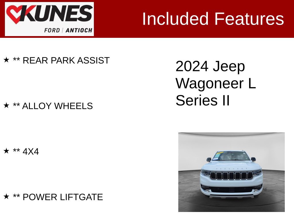 Used 2024 Jeep Wagoneer L Series II AWD/4WD image 4