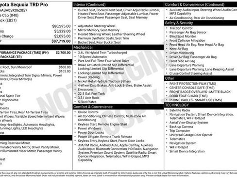 Used 2025 Toyota Sequoia TRD Pro w/ TRD Performance Package (TMS) image 37