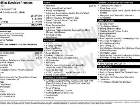 Used 2017 Cadillac Escalade Premium Luxury image 21