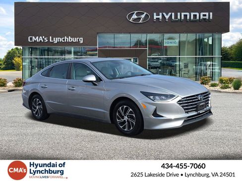 Used 2021 Hyundai Sonata Blue image 1