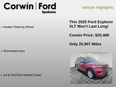 Used 2020 Ford Explorer XLT w/ Comfort Package image 12