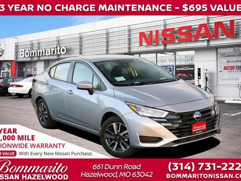 New 2025 Nissan Versa SV w/ Trunk Package image 1