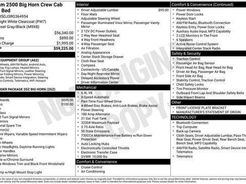 Used 2024 RAM 2500 Big Horn image 56