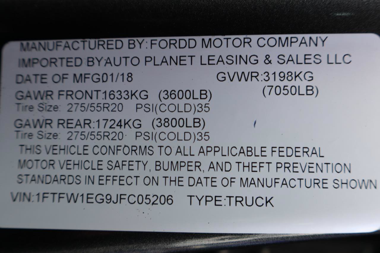 Used 2018 Ford F150 XLT w/ Equipment Group 302A Luxury AWD/4WD image 33