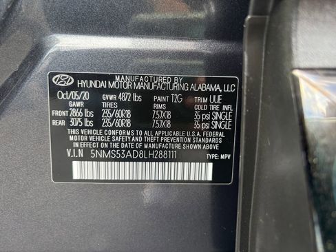 Used 2020 Hyundai Santa Fe Limited FWD image 37