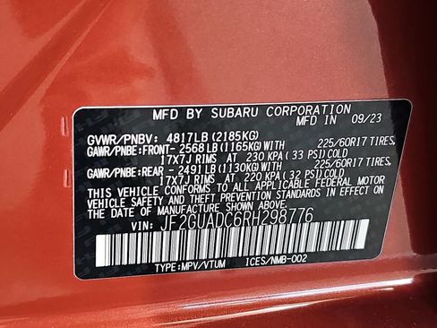 Used 2024 Subaru Crosstrek 2.0i Premium AWD/4WD image 36