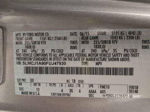 Used 2015 Lincoln MKC FWD image 33