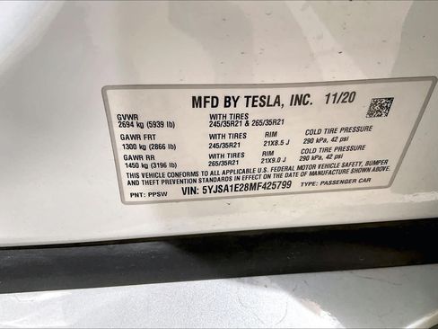Used 2021 Tesla Model S Long Range Plus AWD/4WD image 33
