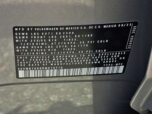Certified 2024 Volkswagen Tiguan SE AWD/4WD image 25