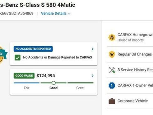 Used 2026 Mercedes-Benz S 580 4MATIC Sedan image 3