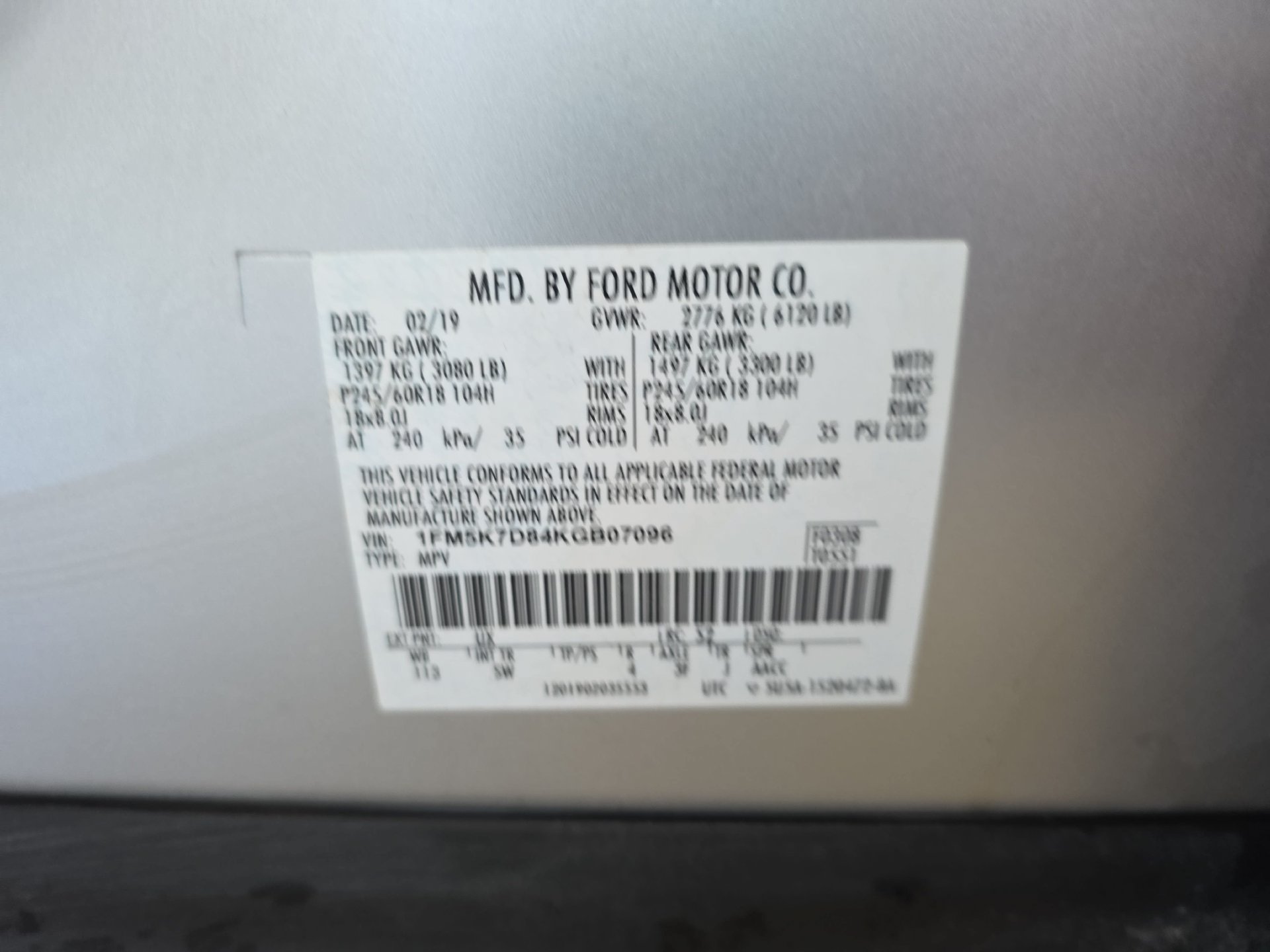 Used 2019 Ford Explorer XLT w/ Equipment Group 202A FWD image 33