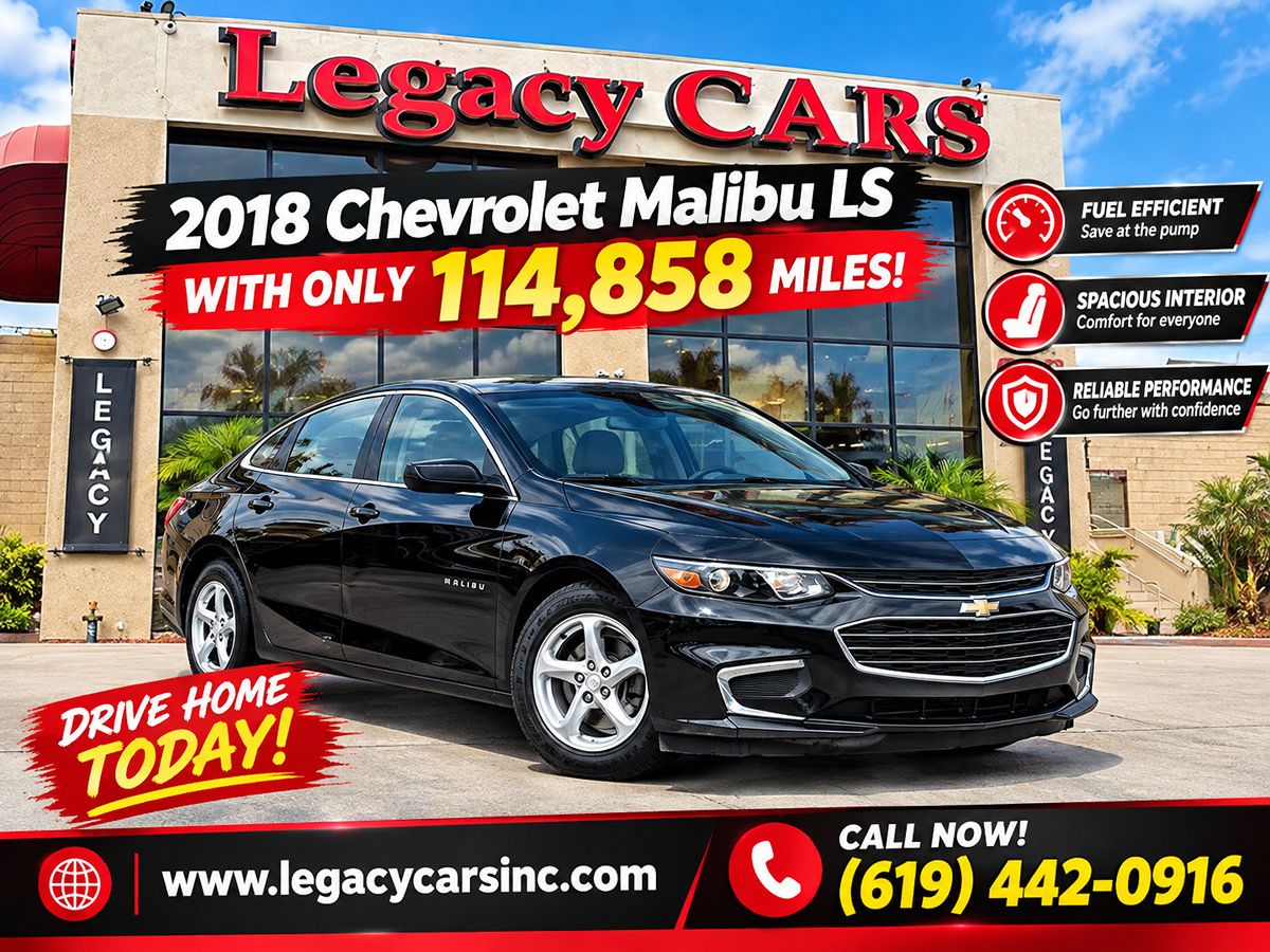 Used 2018 Chevrolet Malibu LS FWD image 2
