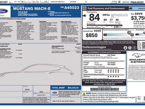 Used 2023 Ford Mustang Mach-E GT AWD/4WD image 30
