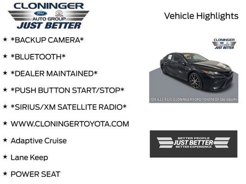 Used 2021 Toyota Camry SE FWD image 3