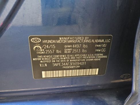 Used 2015 Hyundai Sonata Limited w/ Option Group 06 FWD image 33