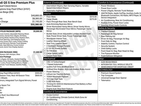 Used 2022 Audi Q5 2.0T Premium Plus w/ Premium Plus Package image 68