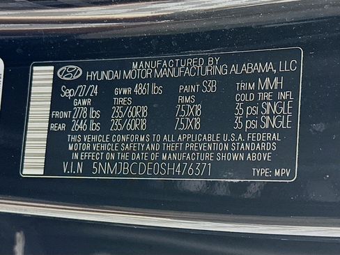 Used 2025 Hyundai Tucson SEL AWD/4WD image 12