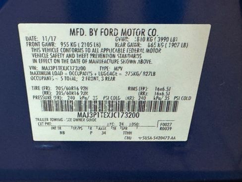 Used 2018 Ford EcoSport SE image 17