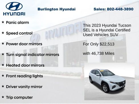 Certified 2023 Hyundai Tucson SEL AWD/4WD image 25