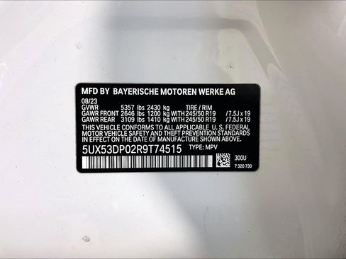 Certified 2024 BMW X3 xDrive30i w/ Premium Package image 38