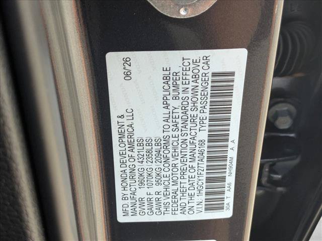 New 2026 Honda Accord LX image 16