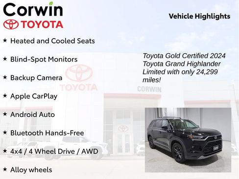 Certified 2024 Toyota Grand Highlander AWD image 9