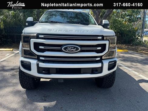 Used 2021 Ford F350 Platinum w/ Snow Plow Prep Package image 1