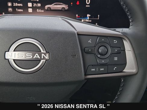 New 2026 Nissan Sentra SL w/ Floor Mat Package FWD image 26