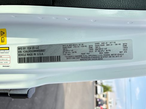 Certified 2021 Jeep Wrangler Unlimited Sport AWD/4WD image 24