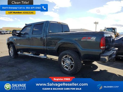 Used 2006 Ford F350 4x4 Crew Cab Super Duty image 3