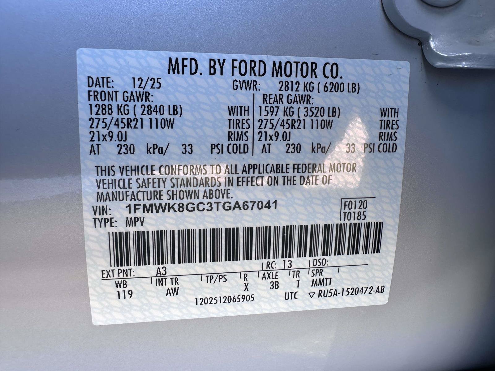Used 2026 Ford Explorer ST w/ Sun And Sound Package AWD/4WD image 31
