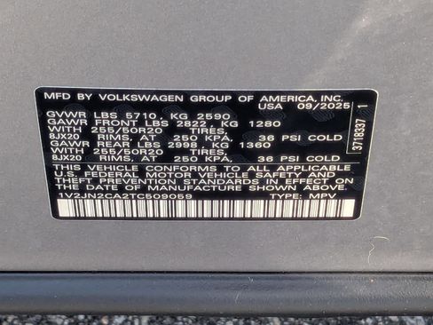 New 2026 Volkswagen Atlas SE image 38