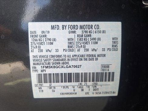 Used 2020 Ford Explorer ST w/ ST High-Performance Pack AWD/4WD image 25