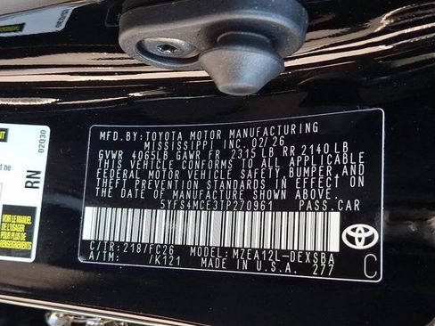 New 2026 Toyota Corolla SE FWD image 21
