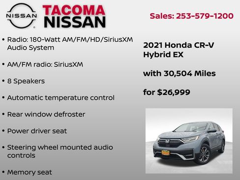 Used 2021 Honda CR-V EX image 6