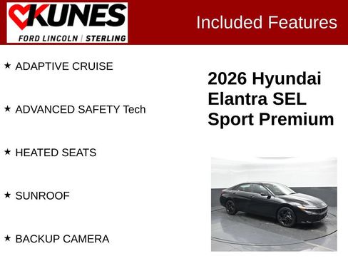 Used 2026 Hyundai Elantra SEL Sport Premium FWD image 2